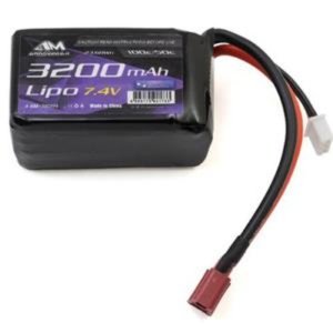 [AM-700994](타미야 댄싱 라이더) AM Lipo 3200mAh 7.4V For Dancing Rider Soft Pack With Deans