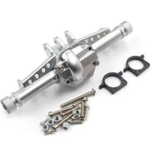 [#AXSC-011SV] Hard Coated Alloy Front/Rear Axle Housing for AXIAL SCX10 II (Silver)
