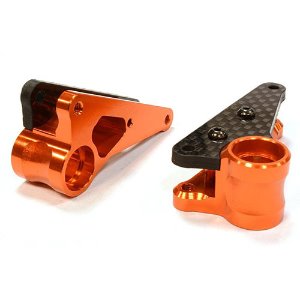 [#C25898ORANGE] Billet Machined Front Rocker Arms for Traxxas 1/10 Scale Summit 4WD (Orange)