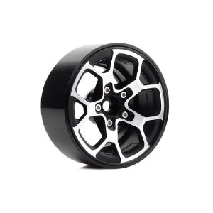 [R30041]1.9 CN02 Aluminum beadlock wheels (Silver) (4)