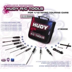 [190002] HUDY SET OF TOOLS + CARRYING BAG - FOR NITRO TOURING CARS
