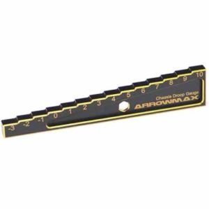 [AM-171012]Chassis Droop Gauge -3 to 10mm for 1/10 Car (10mm) Black Golden