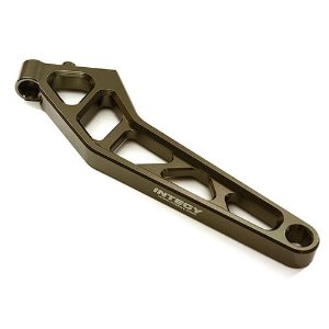 [C28811GREY]Billet Machined Rear Chassis Brace for Losi 1/5 Desert Buggy XL-E (Grey)
