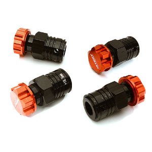 [C28824RED]데져트버기와이드너 +16.5 Wheel Adapter 24mm Hex(4) for Losi 1/5 Desert Buggy XL-E (Red)