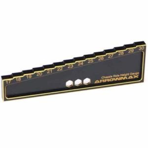 [AM-171014]Chassis Ride Height Gauge 17 to 30mm for 1/8 Off-Road Black Golden
