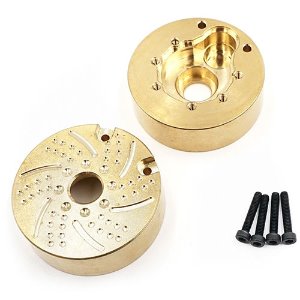 [#TRX4-054] [2개입] Brass 118g Portal Cover Front or Rear for Traxxas TRX-4