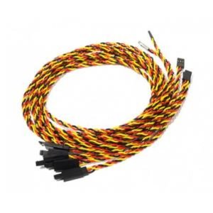 100cm Twisted Servo Lead Extension (JR) With Hook 22AWG (5pcs/Bag)