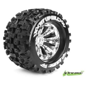 [L-T3219CH] MT-UPHILL SPORT Compound / Chrome Rim / 1/2&quot; OFFSET (2) 1/8 Scale Traxxas Style Bead 3.8” Monster Truck(반대분)
