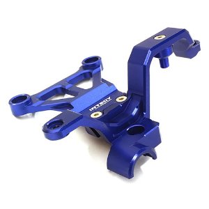 Billet Machined Steering Bell Crank Support for Traxxas X-Maxx 4X4 (Blue)