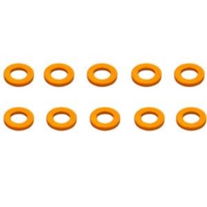 [AM-020059]Alu Shims 4 x 7 x 1 Orange (10)