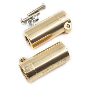 [#AXSC-007] Brass Rear Axle Lock Out 2pcs for Axial SCX10 II