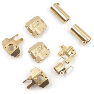 [#AXSC-S01] Brass Upgrade Parts Set for Axial SCX10 II