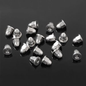 [#Z-S1725] [20개] M2 Flanged Acorn Nuts (Silver)
