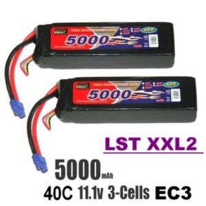 [5000-3S-40C-EC3(1Set/2개)]EP 5000mAh 11.1V 40-80C 26mm 두께 고압축형 LIPO배터리 EC3