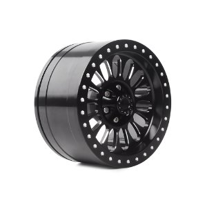 [R30071]2.2 CN03 Aluminum beadlock wheels (Black) (4)