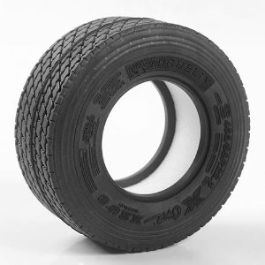 [#Z-T0176] [2개] Michelin X ONE® XZU® S 1.7&quot; Super Single Semi Truck Tires (크기 83.5 x 35.3mm)