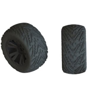[AR550049] Minokawa LP 4S Tire 3.8 Glued Black (2)