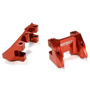 [#C25790RED] Billet Machined Shock Mount (2) for Traxxas 1/10 Summit (Red)