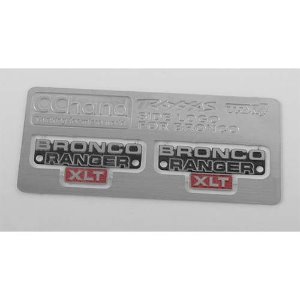 [#VVV-C0495] Side Metal Emblem for Traxxas TRX-4 &#039;79 Bronco Ranger XLT