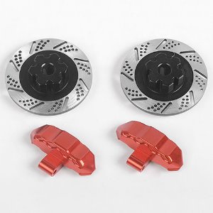 [#Z-S1952] [2개] RC4WD Baer Brake Systems Rotors and Caliper Set for Traxxas UDR
