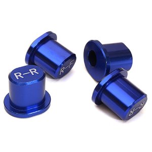 [C28982BLUE]Billet Machined Rear Hinge Pin Brace Inserts for Losi 1/5 Desert Buggy XL-E (Blue)