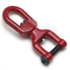 [#TRC/302475] 1/10 Rotating Connecting Ring for Truck Trailer Red