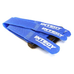 [#C27935BLUE] 20x200mm Battery Strap (4) for RC Car, Boat, Helicopter &amp; Airplane