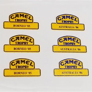 Boom Racing D90 Chassis Camel History Decal - Team Car D90 In 2 Years (14x12mm - 6개)