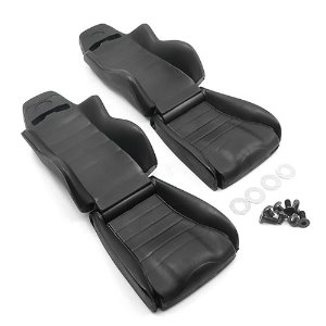 [#YA-0540] [2개입｜미니어처: 카시트] Hard Plastic Seats for 1/10 Crawler (Black)