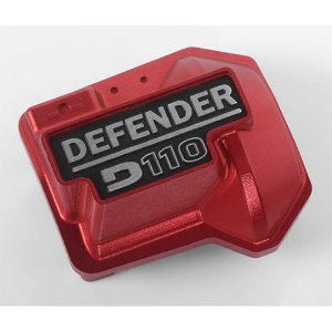 [#VVV-C0480] Defender D110 Diff Cover for Traxxas TRX-4 (Red)