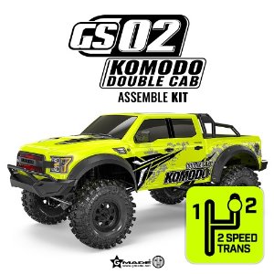 Gmade 1/10 GS02 KOMODO double cab TS with 2-speed Kit