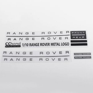[#VVV-C0650] Metal Emblem Set for JS Scale 1/10 Range Rover Classic Body