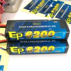 [6200-2S-90C-EC5-2]최신형 [2셀 리포배터리*수량2개]EP 6200mAh 7.4V 90C HD CASE EC5