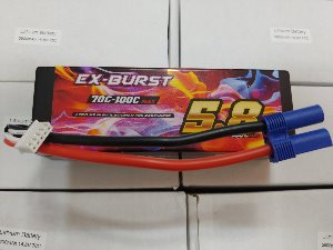 EX-BURST 4S 5800mah 70C 전동버기/트랙사스 맥스 사용