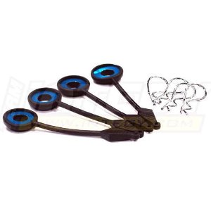 Large Body Pin w/ Holder System (4) for 1/8 Scale (Lightblue)