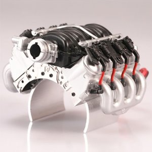 [#TRX4ZSP56C-S] V8 Ls3 Engine Radiator for TRX-4 Defender (Color Version)