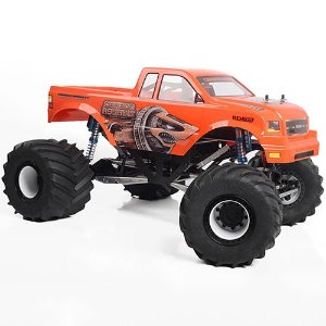 [#Z-RTR0041] 1/10 Carbon Assault Monster Truck w/Manticore Lexan Body Set