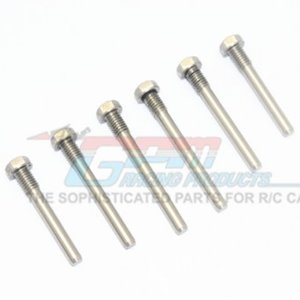 [#TXMSACC/6-OC] 1/10 Maxx Stainless Steel Front/Rear Suspension Screw Pin