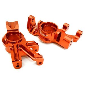 [#C26838RED]Billet Machined Steering Knuckles for Traxxas X-Maxx 4X4 (Red)