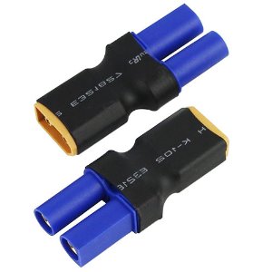 [#BM0109] [1개입] One Piece Connector Adapter - XT-60 Male to EC5 Female