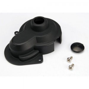 AX3792 Dust cover/rubber plug (w/ screws) (Stampede/Rustler)