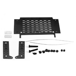 [#SCX3ZSP1-BK] Scale Accessories: Rear Side Window Tool Box W. Table For Scx10 Iii Jeep - 20PC Set