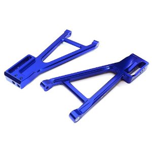 [#C28685BLUE] Billet Machined Rear Lower Suspension Arms for Traxxas 1/10 E-Revo 2.0