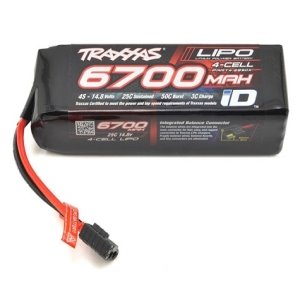 [CB2890X] 4S Traxxas 4S &quot;Power Cell&quot; 25C LiPo Battery w/iD Traxxas Connector (14.8V/6700mAh)