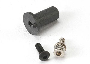[매장입고][AX5661] Motor mount hinge post/ 4x12mm BCS (1)/ 4x10mm CS with split and flat washer (1)