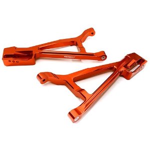 [#C28684RED] Billet Machined Front Lower Suspension Arms for Traxxas 1/10 E-Revo 2.0