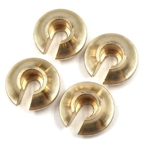 [#AXSC-016] Brass Spring Retainer 4pcs For Axial SCX10 II &amp; III Element Enduro