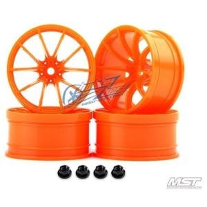MST Orange G25 RC 1/10 Drift Car Wheels offset 11 (4 PCS)
