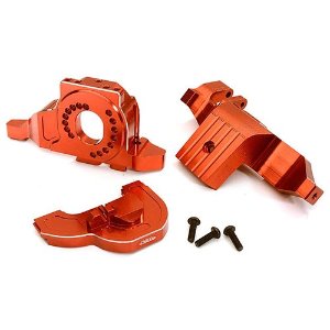 [#C28717RED] Complete Alloy Motor Mount Conversion Set for TRX-4 Scale &amp; Trail Crawler (RED)