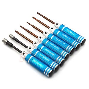 [#YT-0136BU] Mini Tools Set w/ Tool bag For RC CAR Blue